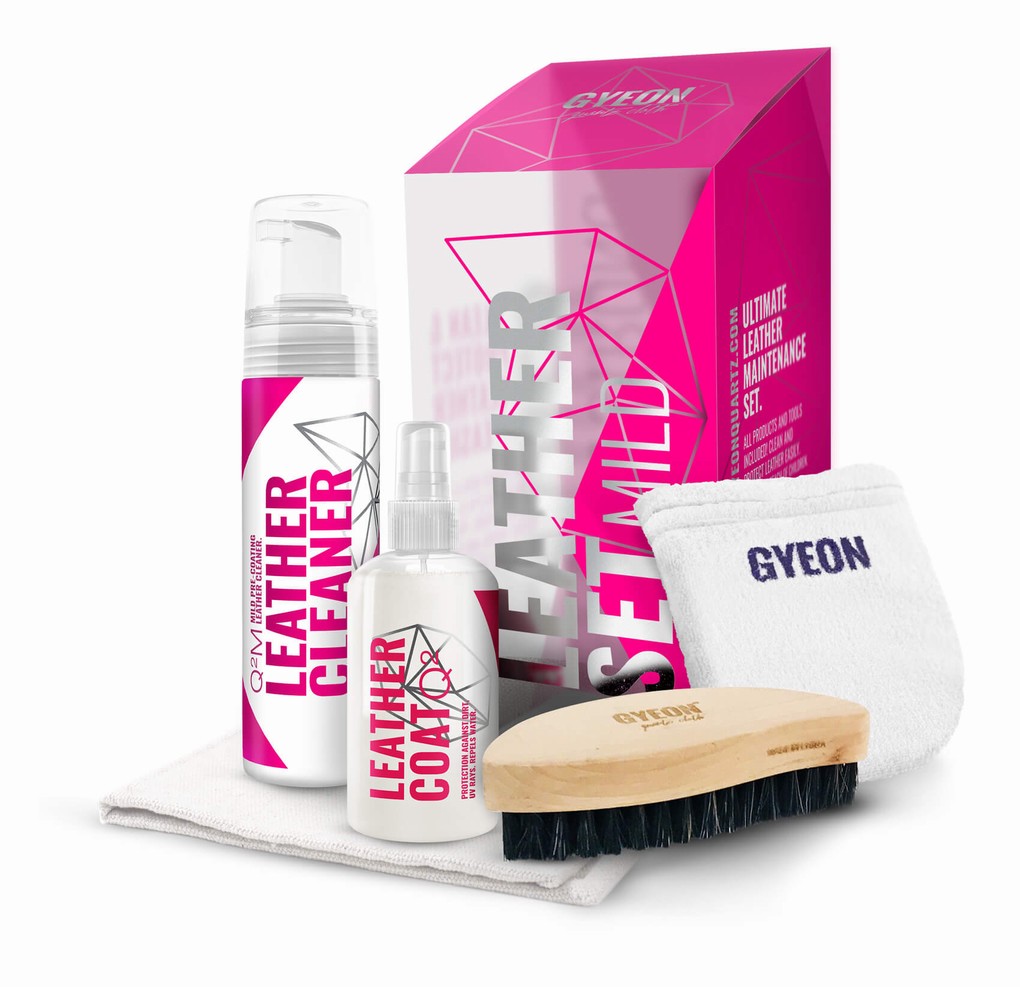 Bộ dung dịch làm sạch và bảo dưỡng da Q²M Leather Set Mild 200 ml