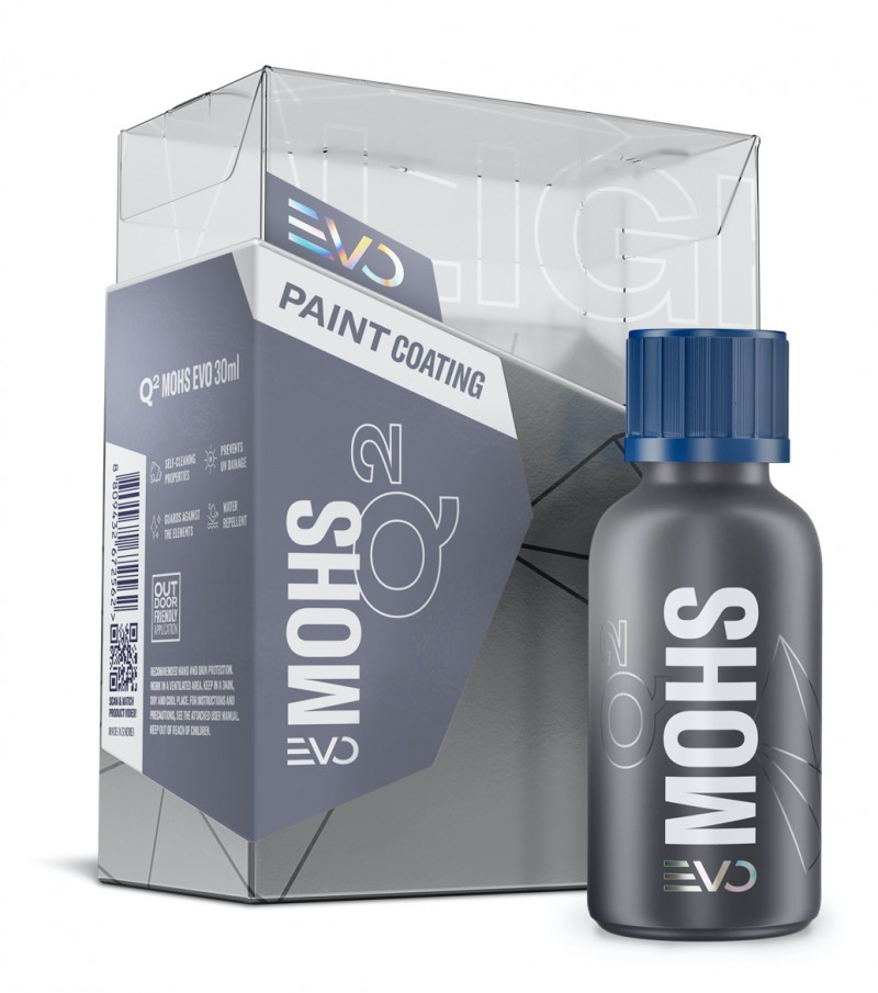 Bộ dung dịch phủ Ceramic sơn Q² Mohs EVO Light box 100 ml