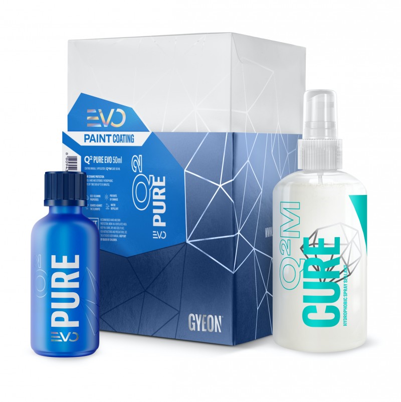 Bộ dung dịch phủ Ceramic sơn Q² Pure EVO 50 ml