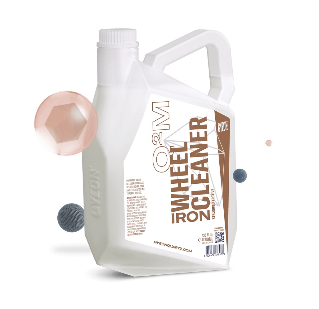 Dung dịch làm sạch gỉ mâm xe Q²M Iron WheelCleaner 4000 ml