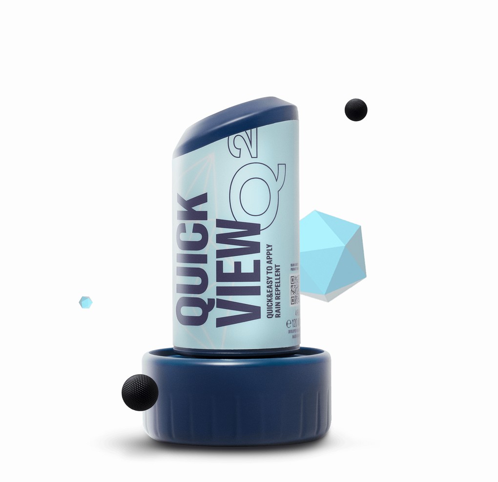 Dung dịch phủ Ceramic kính Q² QuickView 120 ml